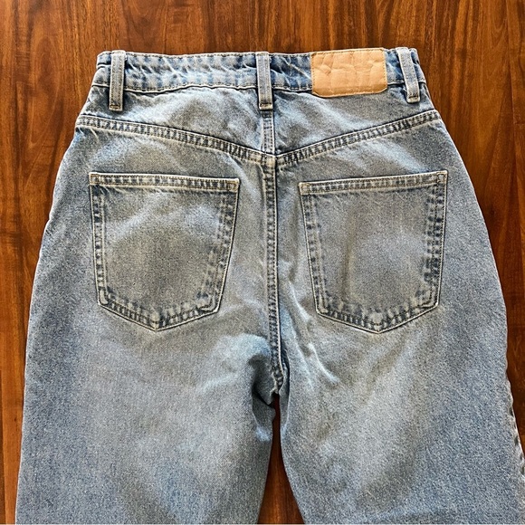 Cotton On Long Straight Leg Light Wash Jeans size 4 - Picture 7 of 8